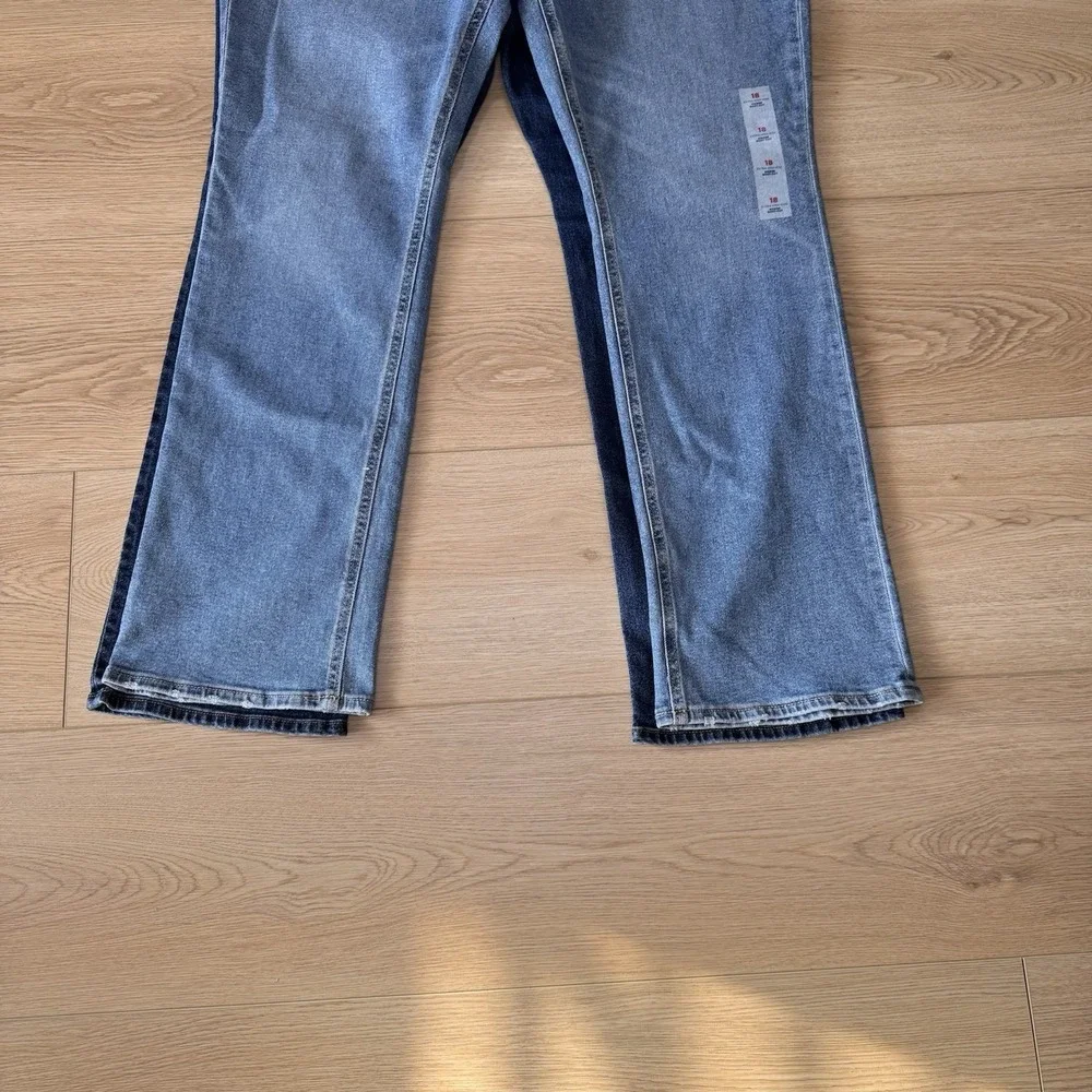 Old Navy Extra High-Rise Kicker Boot-Cut Secret-Slim Pockets Lot Of 2 SZ 18 NWT - Picture 10 of 15